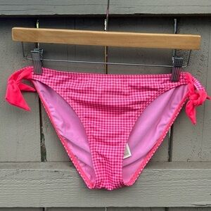 NWT Prima Donna St. Tropez Candy Crush Tie Side Bikini Bottoms Pink Gingham
